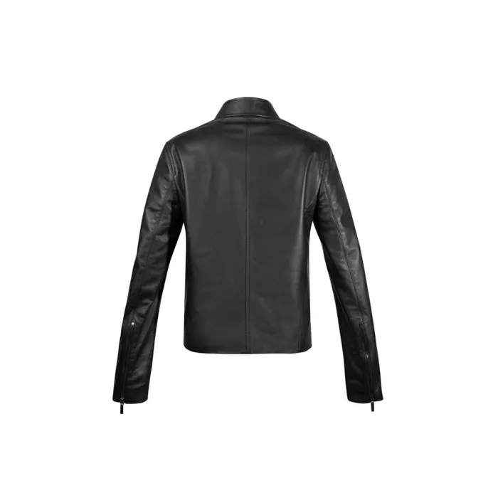 Moreschi Jacket Black Leather Woman Motor Jacket 8211 Women