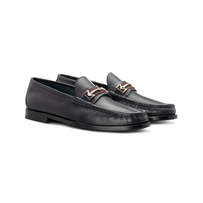 Moreschi Loafers Blue Leather Loafer 8211 Men