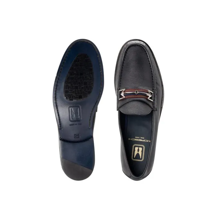 Moreschi Loafers Blue Leather Loafer 8211 Men