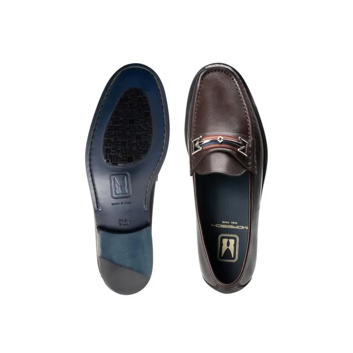 Moreschi Loafers Brown Leather Loafer 8211 Men