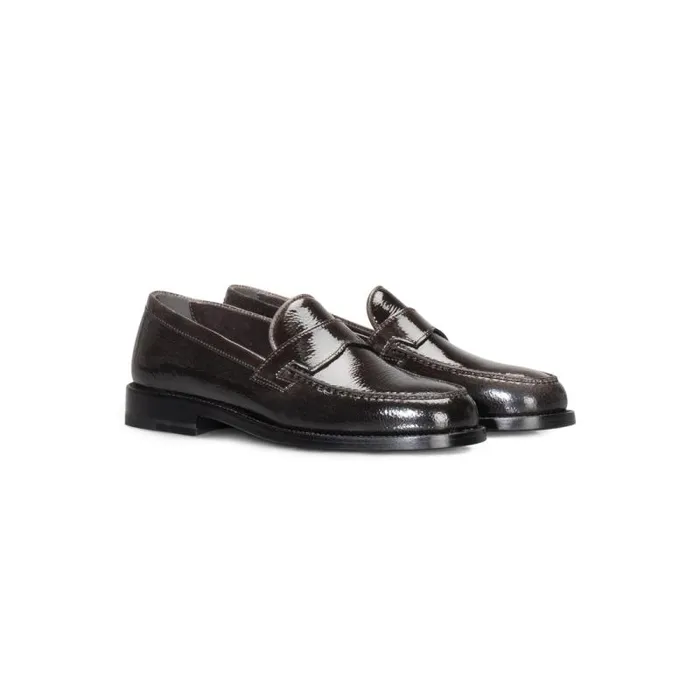 Moreschi Loafers FOR HER 8211 Grey Leather Loafer 8211 Women