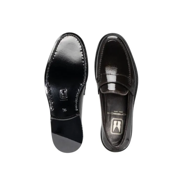 Moreschi Loafers FOR HER 8211 Grey Leather Loafer 8211 Women