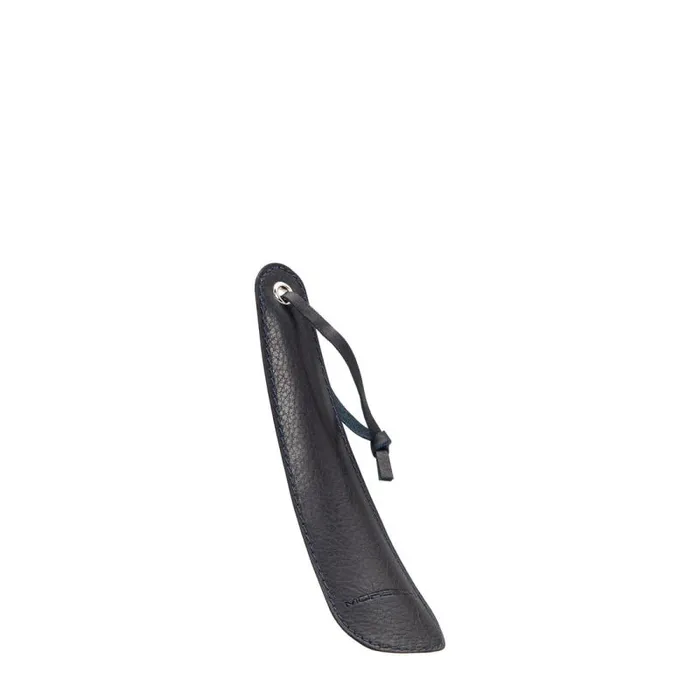Moreschi Shoe Care Navy Blue Leather Shoehorn 8211 Men