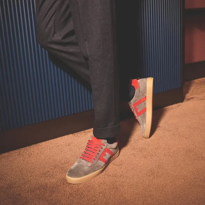 Moreschi Sneakers Grey Suede Sneaker 8211 Men