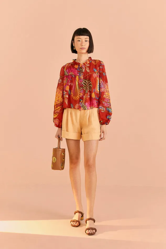 Mystic Bush Blouse Women Farm Rio Blouses