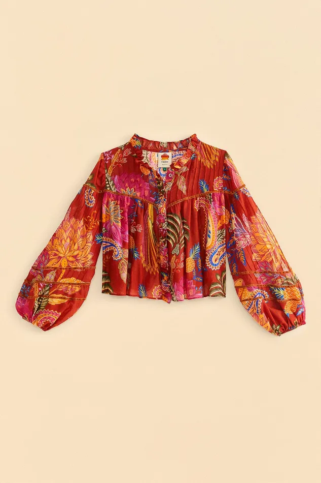 Mystic Bush Blouse Women Farm Rio Blouses