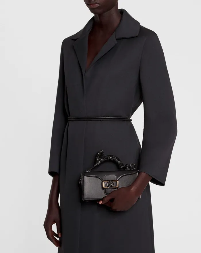 Nano Pencil Cat Leather Bag Black Women Lanvin Crossbody Bags and Shoulder Bags Nano Pencil Cat Leather Bag Black Women Lanvin Crossbody Bags and Shoulder Bags