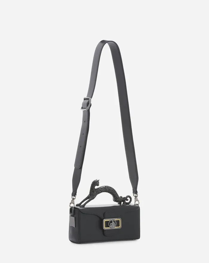 Nano Pencil Cat Leather Bag Black Women Lanvin Crossbody Bags and Shoulder Bags Nano Pencil Cat Leather Bag Black Women Lanvin Crossbody Bags and Shoulder Bags