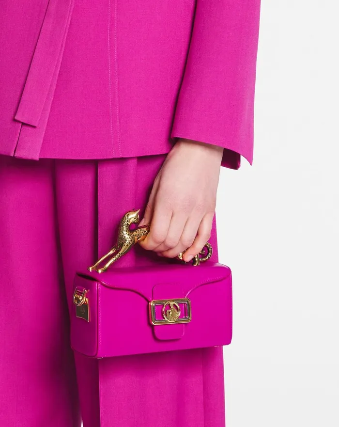 Nano Pencil Cat Leather Bag Fuchsia Women Lanvin Crossbody Bags and Shoulder Bags Nano Pencil Cat Leather Bag Fuchsia Women Lanvin Crossbody Bags and Shoulder Bags
