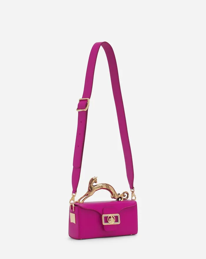 Nano Pencil Cat Leather Bag Fuchsia Women Lanvin Crossbody Bags and Shoulder Bags Nano Pencil Cat Leather Bag Fuchsia Women Lanvin Crossbody Bags and Shoulder Bags