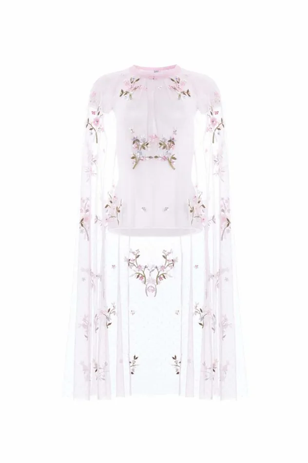 Needle and Thread Capes Petunia Midaxi Cape Pink 8211 Women