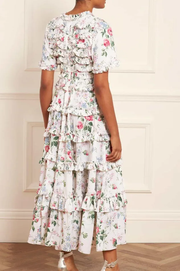 Needle and Thread Dresses Floral Fantasy Crepe Ankle Gown Multi 8211 Women