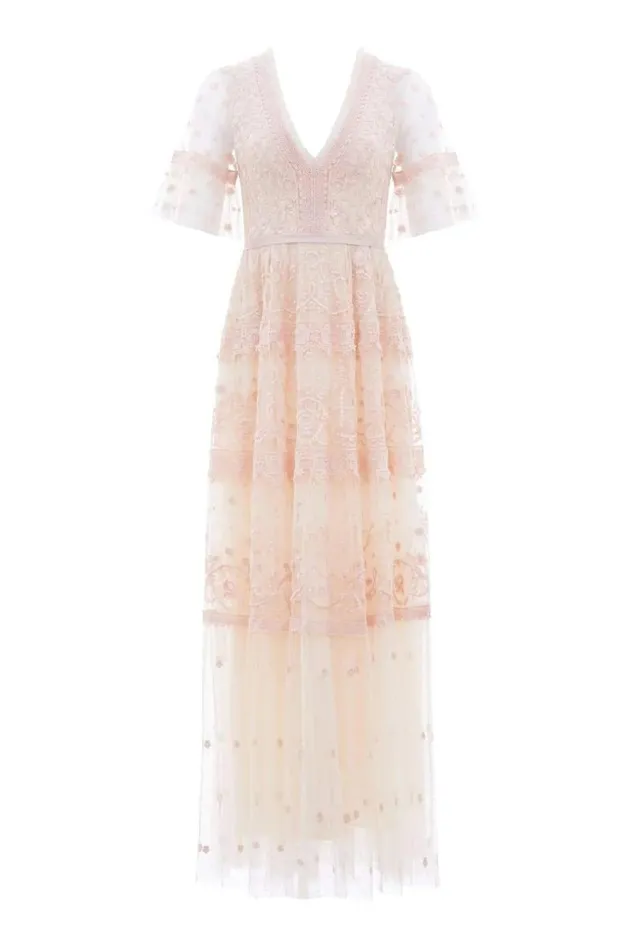 Needle and Thread Dresses Midsummer Lace Gown Champagne 8211 Women
