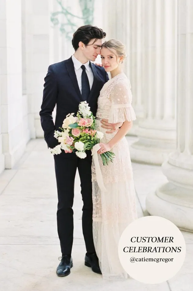 Needle and Thread Dresses Midsummer Lace Gown Champagne 8211 Women