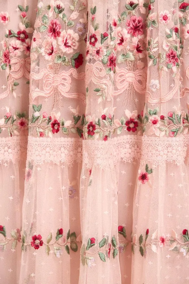 Needle and Thread Dresses Ribbon Bouquet Midaxi Dress Pink 8211 Women