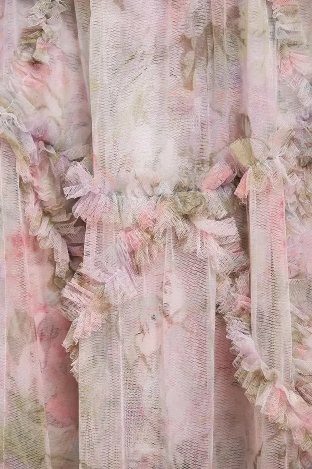 Needle and Thread Dresses Rose Powder Ruffle Ballerina Dress Multi 8211 Women