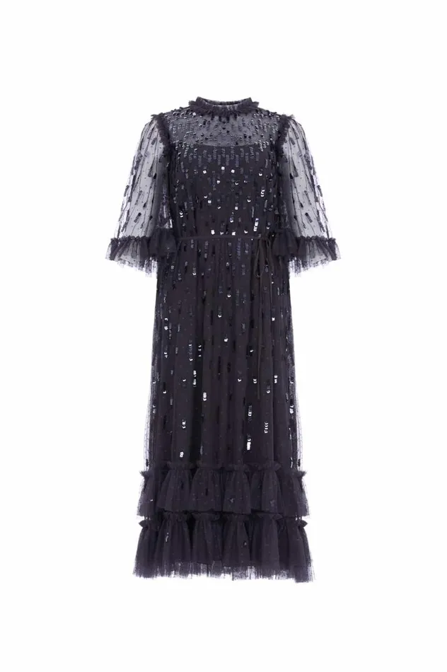 Needle and Thread Dresses Sequin Dash Ballerina Dress Black 8211 Women