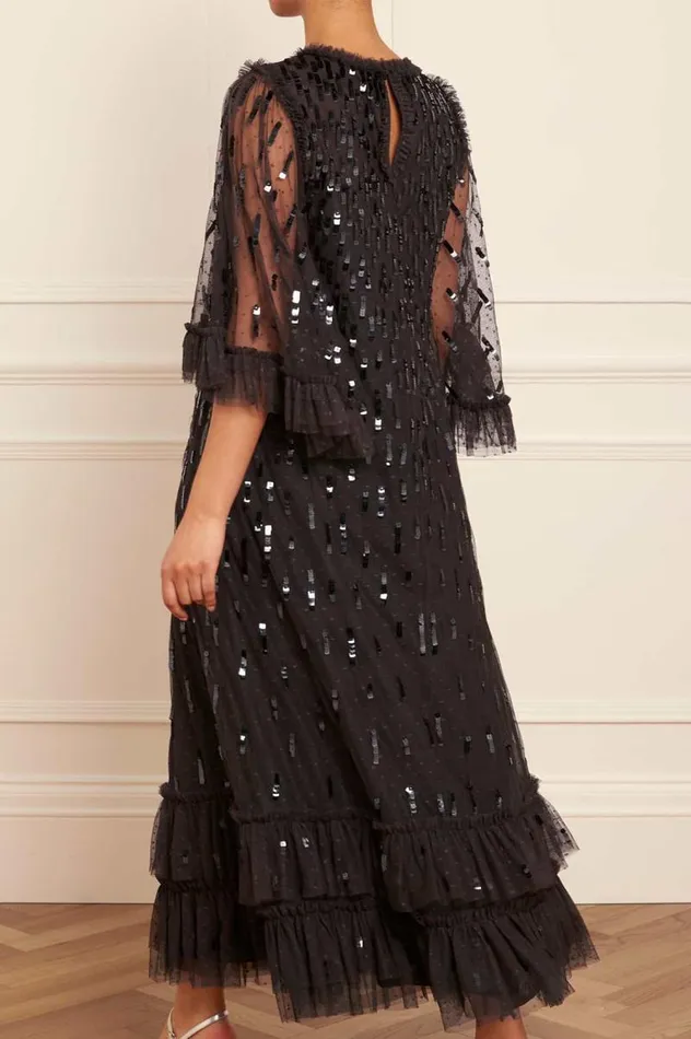 Needle and Thread Dresses Sequin Dash Ballerina Dress Black 8211 Women