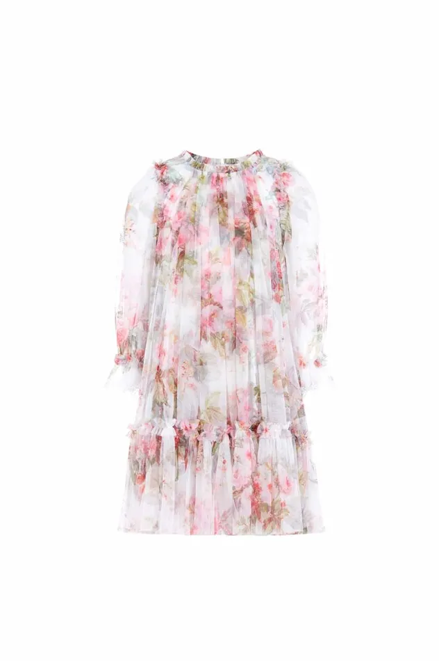 Needle and Thread Kids Formalwear Paradise Garden Long Sleeve Kids Dress Multi 8211 Kids