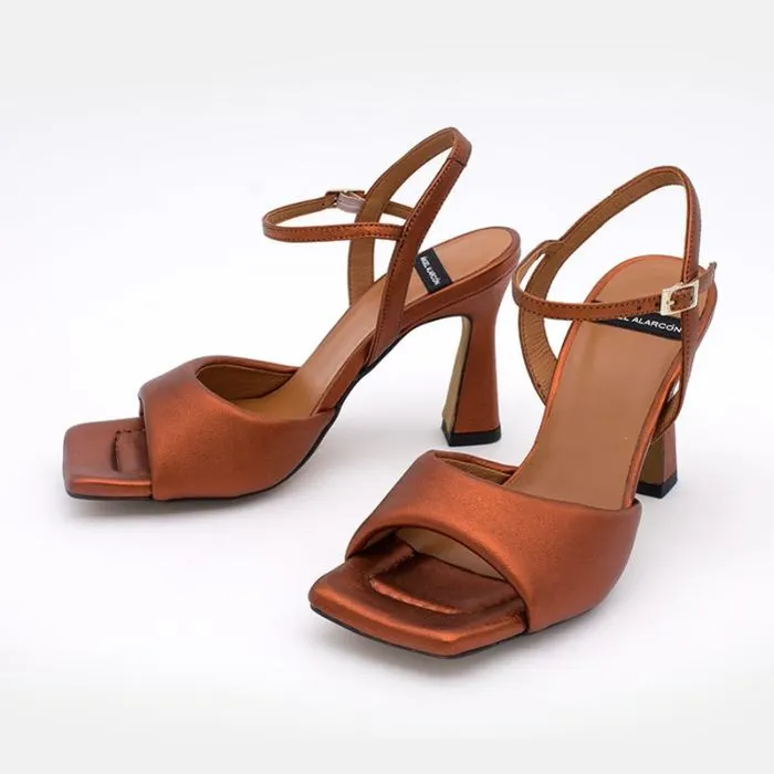 ngel Alarcn Metallized Shoes Woman NICOLE 8211 Heeled Sandals