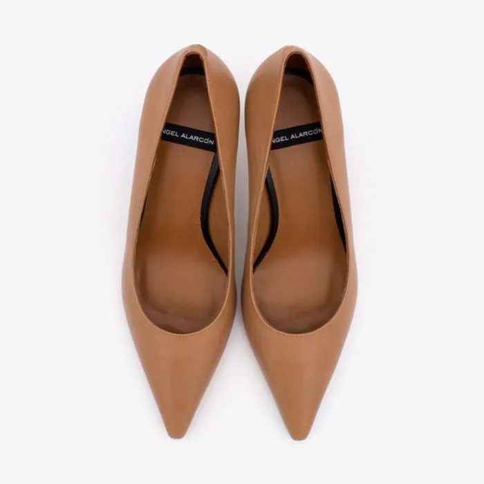 ngel Alarcn Pumps And High Heels Woman HARIAH 8211 Leather Stiletto With Medium Heel