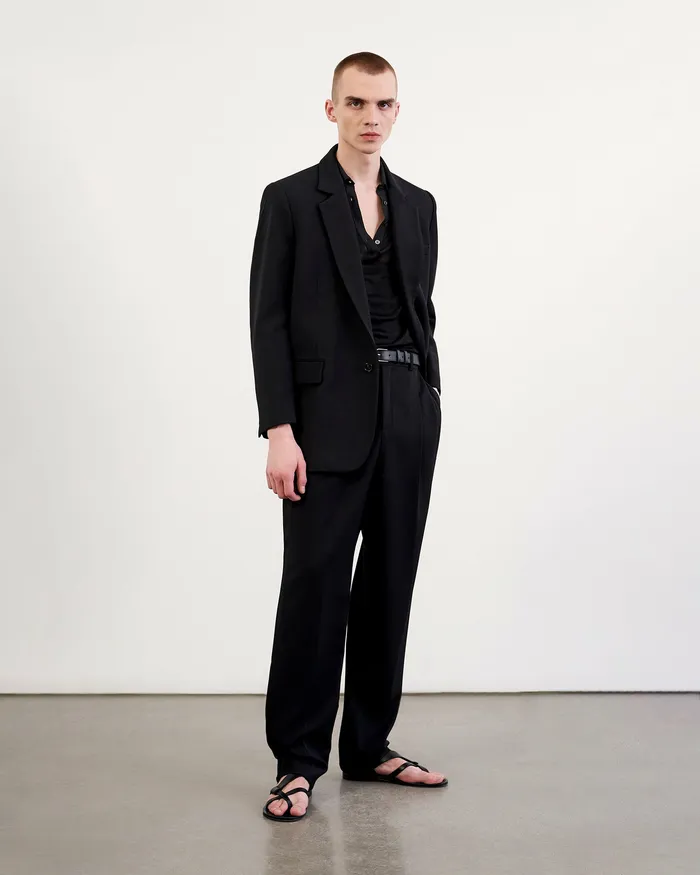 Nili Lotan DUMAS BLAZER Black Men Jackets and Coats