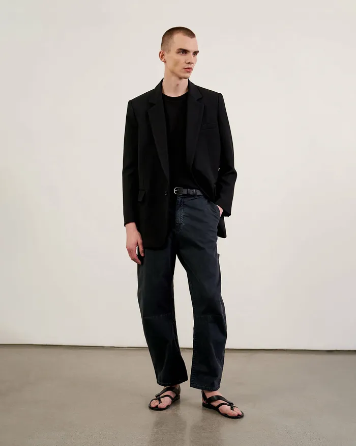 Nili Lotan DUMAS BLAZER Black Men Jackets and Coats