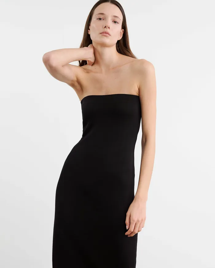 Nili Lotan MOZANA DRESS Black Women Dresses and Skirts