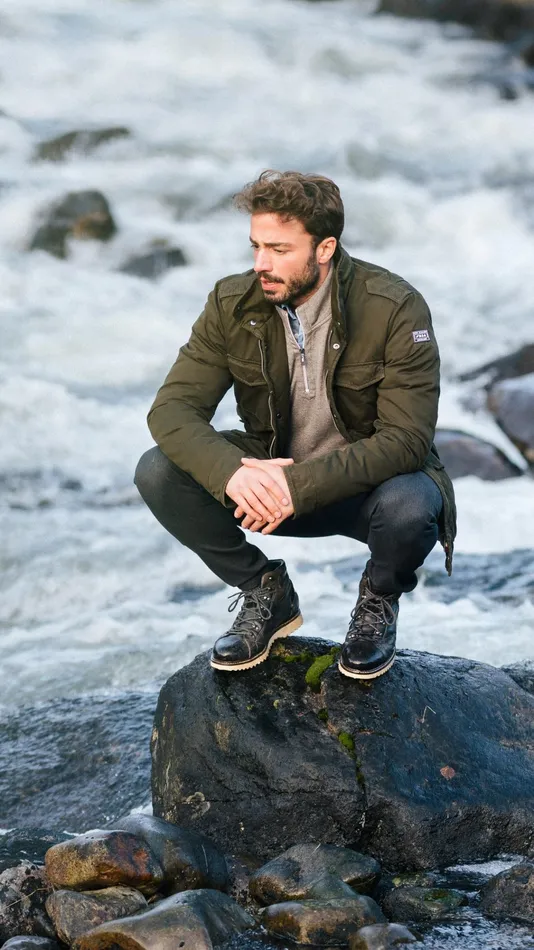 NZA New Zealand Auckland Jackets Dark Green Field Jacket 8211 Gravel Green 8211 Men NZA New Zealand Auckland Jackets Dark Green Field Jacket 8211 Gravel Green 8211 Men