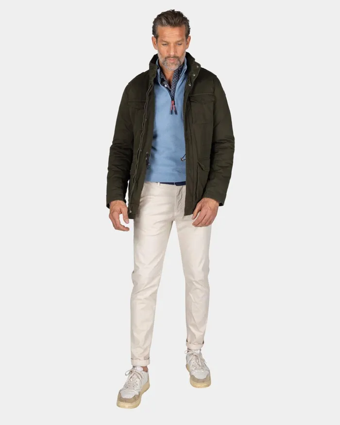 NZA New Zealand Auckland Jackets Dark Green Field Jacket 8211 Gravel Green 8211 Men NZA New Zealand Auckland Jackets Dark Green Field Jacket 8211 Gravel Green 8211 Men
