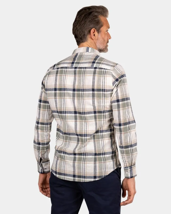 NZA New Zealand Auckland Shirts Grey And Green Checkered Shirt 8211 Sage 8211 Men NZA New Zealand Auckland Shirts Grey And Green Checkered Shirt 8211 Sage 8211 Men