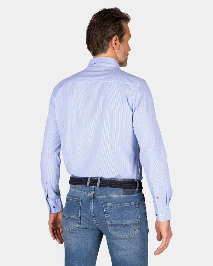 NZA New Zealand Auckland Shirts Light Blue Cotton Shirt 8211 Light Blue 8211 Men