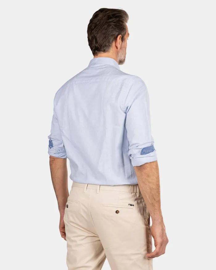 NZA New Zealand Auckland Shirts Light Blue Solid Coloured Shirt 8211 Phantom Blue 8211 Men NZA New Zealand Auckland Shirts Light Blue Solid Coloured Shirt 8211 Phantom Blue 8211 Men