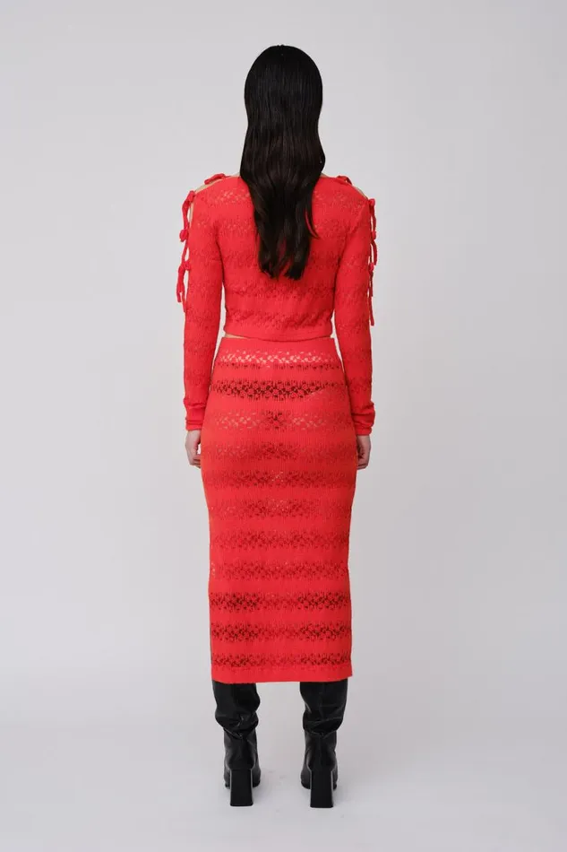 Oakleigh 8211 Red Women Won Hundred Skirts and Shorts