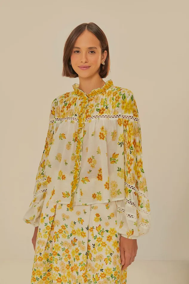 OffWhite Azaleia Blouse Women Farm Rio Blouses