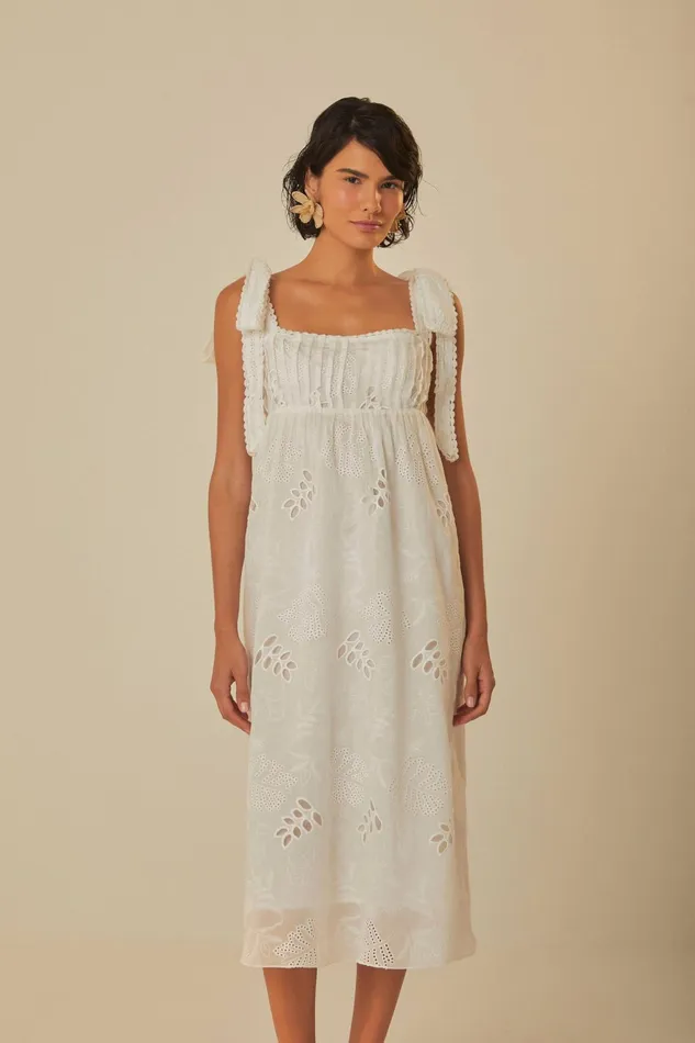 OffWhite Midi Dress Women Farm Rio Midi Dresses