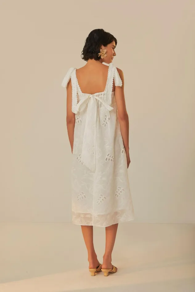 OffWhite Midi Dress Women Farm Rio Midi Dresses