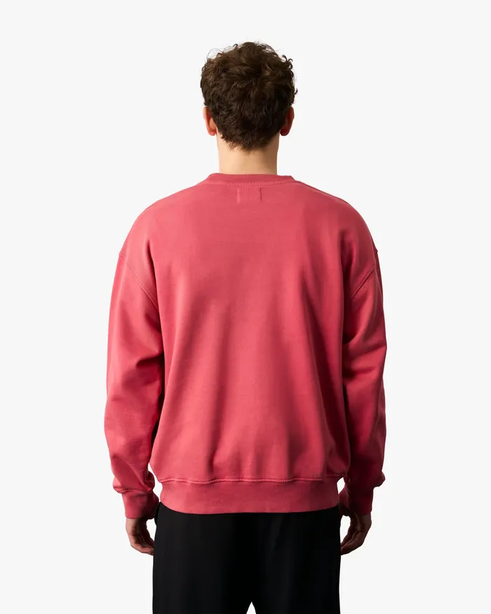 Organic Oversized Crew 8211 Ivory White Men Crewneck Sweatshirts Colorfulstandard
