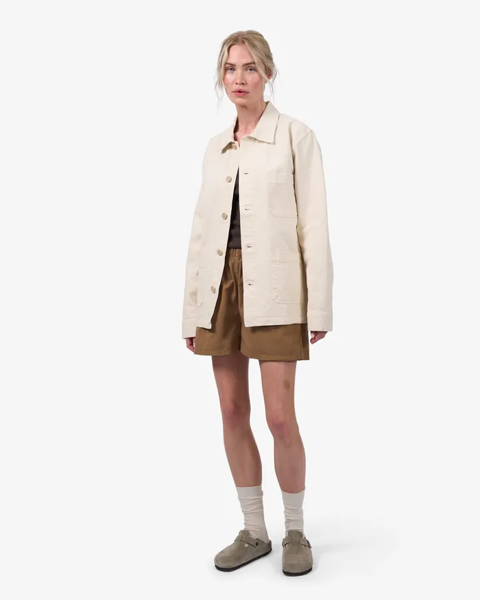 Organic Workwear Jacket 8211 Soft Lavender Women Workwear Jackets Colorfulstandard