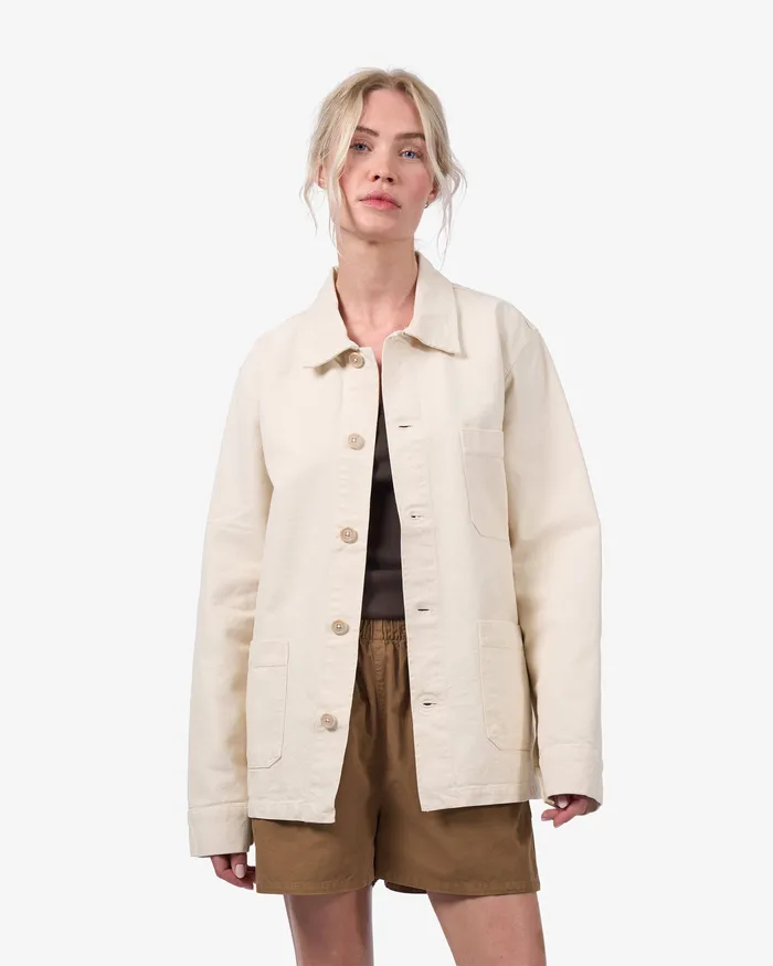 Organic Workwear Jacket 8211 Soft Lavender Women Workwear Jackets Colorfulstandard