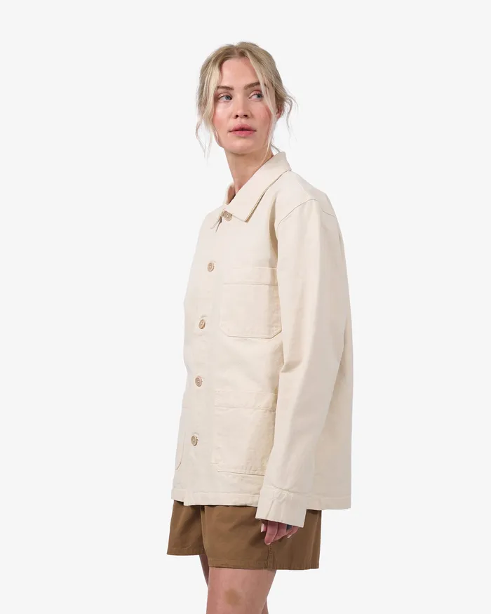 Organic Workwear Jacket 8211 Soft Lavender Women Workwear Jackets Colorfulstandard