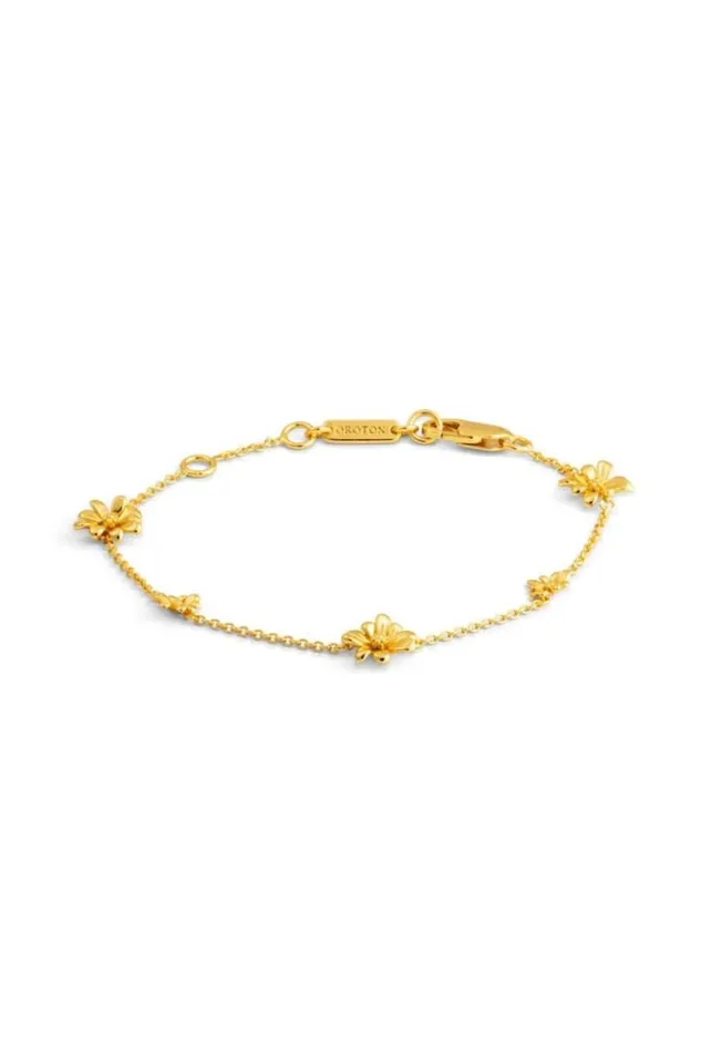 Oroton Bracelets Daisy Bracelet 18k Gold 8211 Jewellery