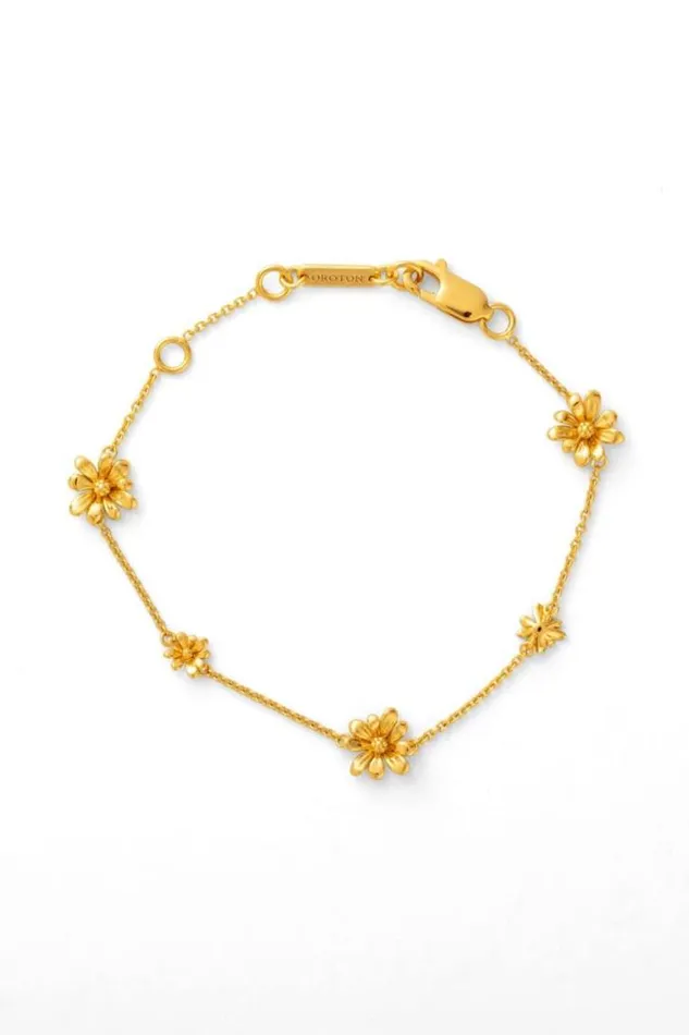 Oroton Bracelets Daisy Bracelet 18k Gold 8211 Jewellery