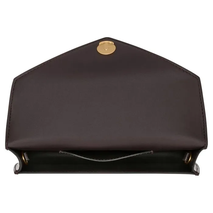 Oroton Clutches Mia Texture Clutch Mahogany Croc 8211 Women