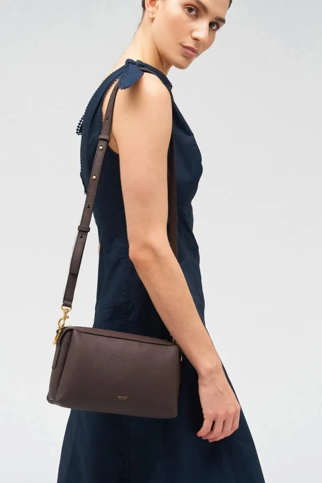 Oroton Crossbody Alice Crossbody Bear Brown 8211 Women
