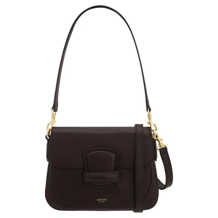 Oroton Crossbody Carter Small Day Bag Mahogany 8211 Women