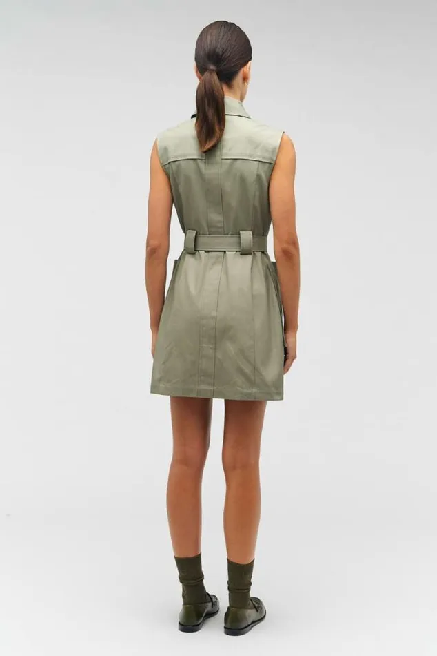 Oroton Dresses Shirt Dress Sage 8211 Women