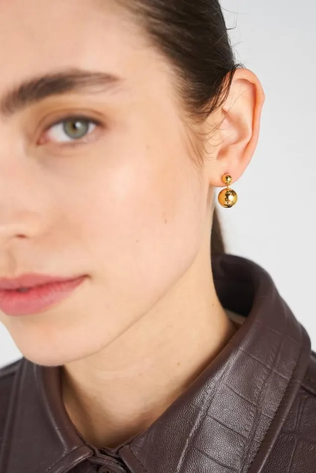 Oroton Earrings Bonnie Bead Drop Earrings Gold 8211 Jewellery