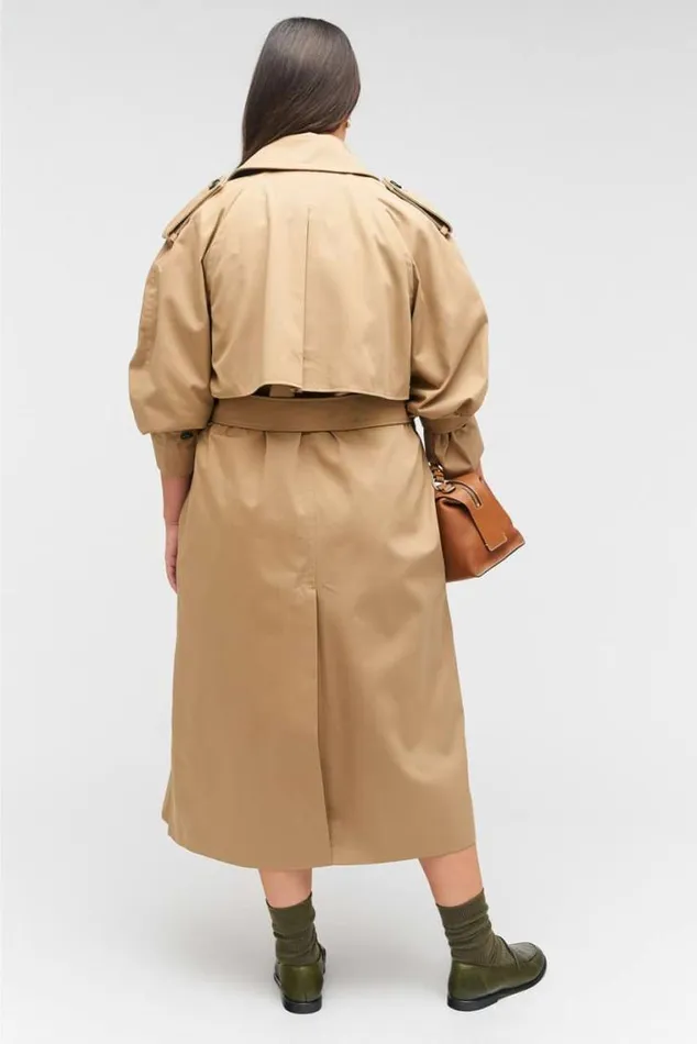 Oroton Jackets and Outerwear Trench Dark Camel 8211 Women