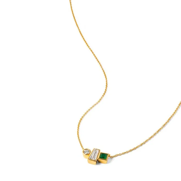 Oroton Necklaces Calypso Onyx Necklace 18k Gold 8211 Jewellery